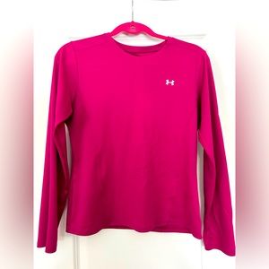 Under Armour Women’s Pink Long Sleeve Shirt Size M